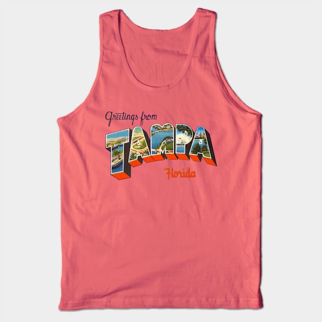 Greetings from Tampa Florida Tank Top by reapolo